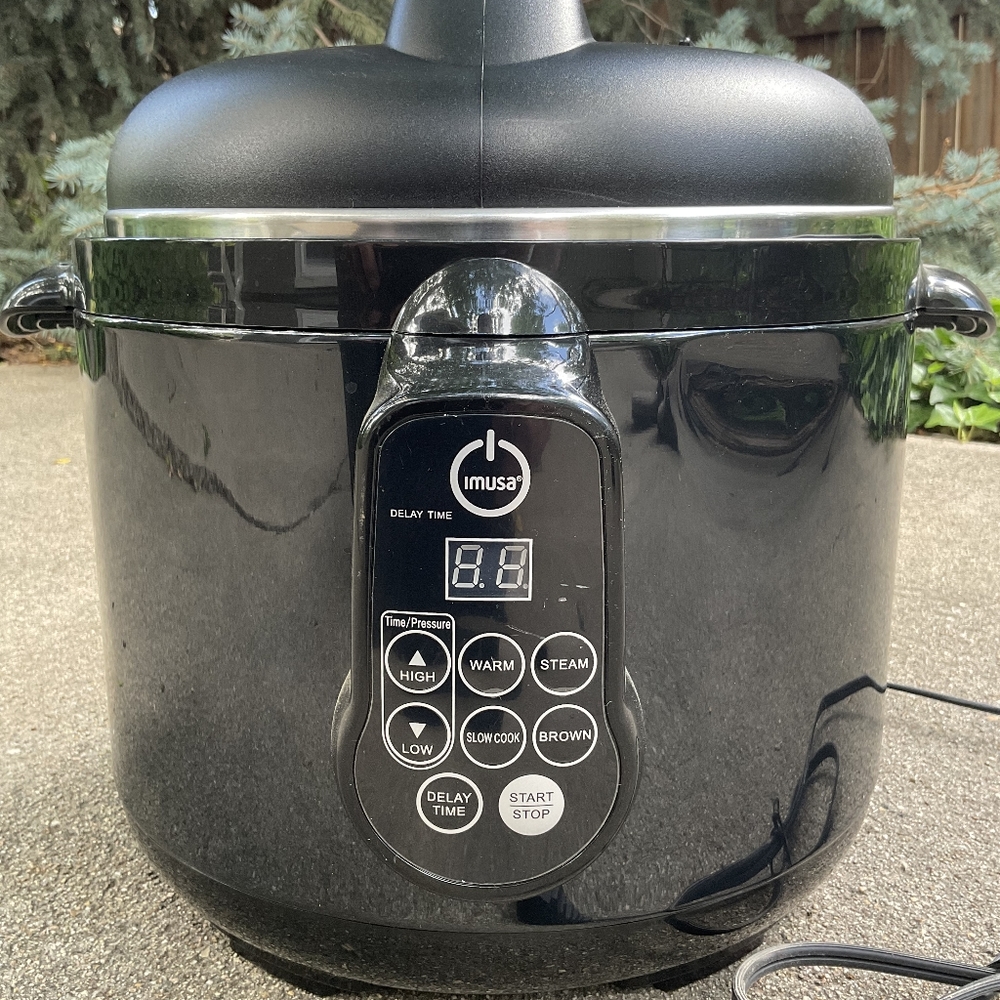 Imusa 5qt Electric Stainless Steel Digital Pressure Cooker